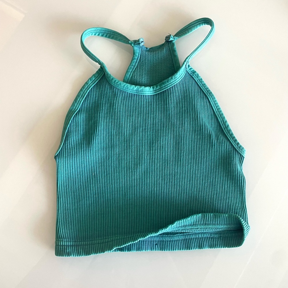 Happiness Runs Crop Tank, seamless active tank